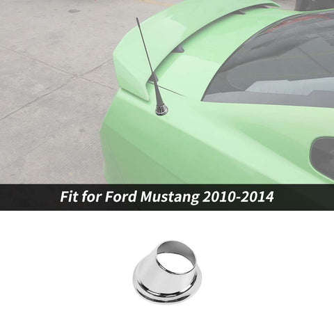 Exterior Rear Antenna Base Decor Cover Bezel For Ford Mustang 2010-2014 Accessories | CheroCar