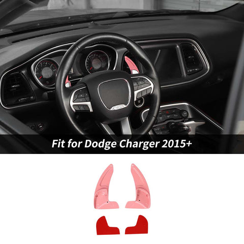 Steering Wheel Shift Paddle Cover Trim for Dodge Challenger & Charger 2015+ & Durango 2014+ A｜CheroCar