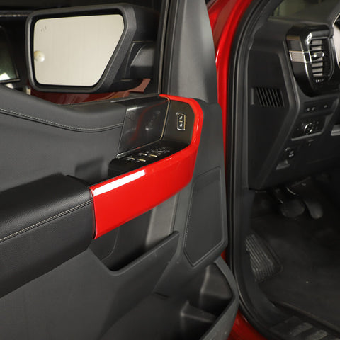 For 2021+ Ford F150 Inner Front Door Handle Panel Cover Trim Decor