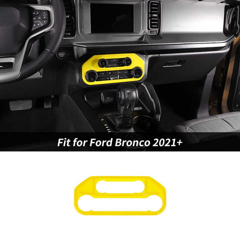 Air Conditioner Switch Panel Cover Trim Bezels For Ford Bronco 2021+ Accessories | CheroCar