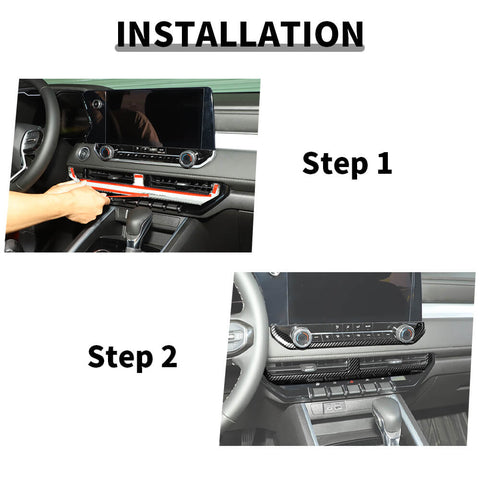 For 2023+ Chevy Colorado/GMC-CANYON Center Console Control Panel Trim Cover