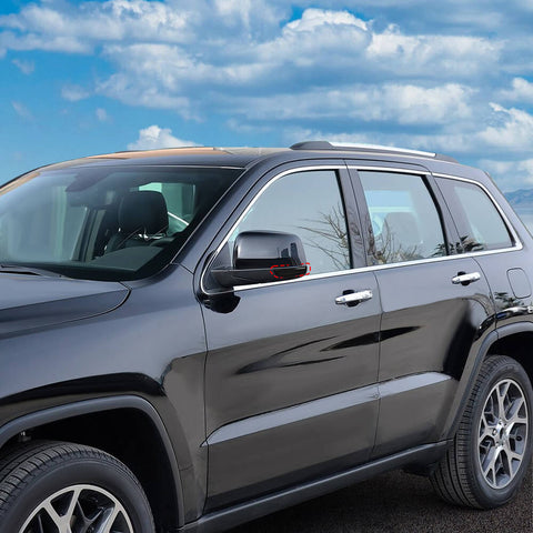 For 2011-2016 Dodge Durango Smoked Black Rearview Mirror Light Lamp Turn Signal Trim Cover