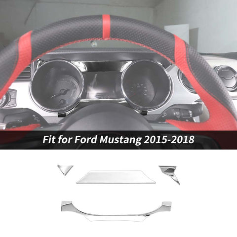 Inner Dashboard Panel Strip Decor Cover Trim For Ford Mustang 2015-2018 Accessories | CheroCar