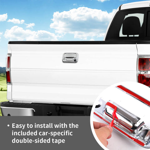 For 2004-2014 Ford F150/F250/F350/F450/F550 Tailgate Handle Cover Plastic Door Handle Shell Trim Cover