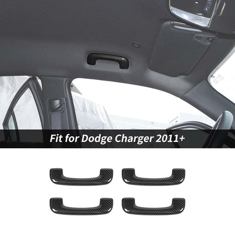 Interior Top Grab Handle Cover Trim Decoration For Dodge Charger  2011+ Accessories | CheroCar