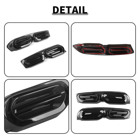 For 2019+ Chevy Camaro Rear Tail Light Lamp Decor Cover Trim