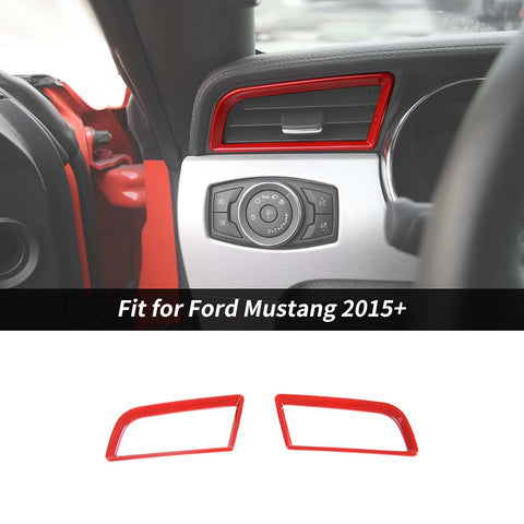 Dashboard Side Air Condition Vent Trim Cover For Ford Mustang 2015+ Accessories | CheroCar