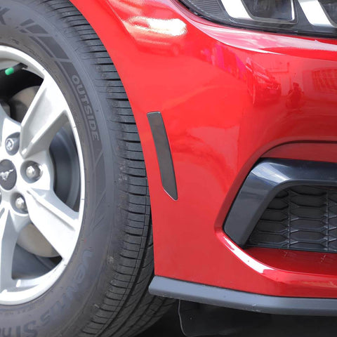 For 2024+ Ford Mustang Smoked Black Side Wheel Light Cover Trim Decoration