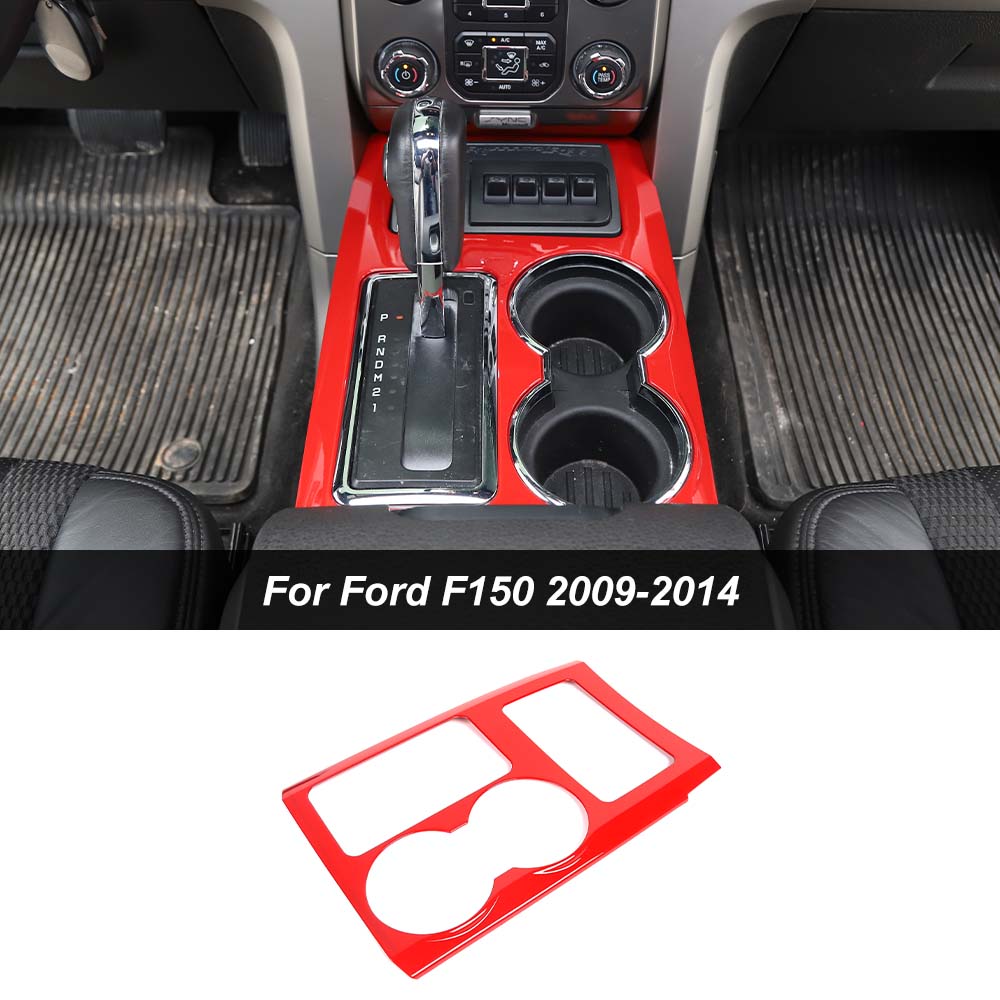 Gear Shift Panel Trim Decor Cover For 2009-2014 Ford F150 Red｜CheroCar