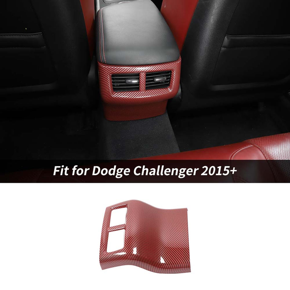 For 2015+ Dodge Challenger Car Rear Air Vent Panel Cover Trim