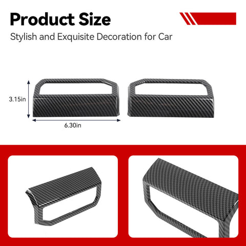 For 2024+4Runner Dashboard Side Air Vent Outlet Cover Trim