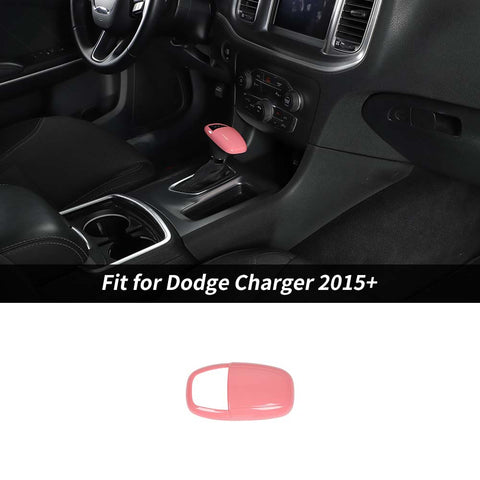 Interior Gear Shift Knob Decor Cover Trim For Dodge Charger/Challenger 2015+/Durango 2018+ Accessories | CheroCar