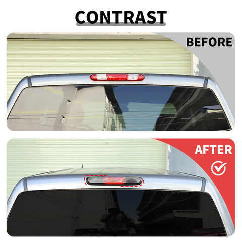 For 2007-2013 Chevy Silverado/GMC-SIERRA Smoked Black Hight Brake Light Lamp Cover Trim