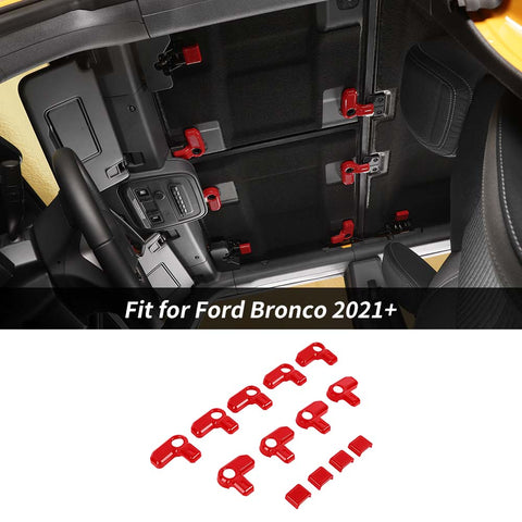 For 2021+Ford Bronco 4-Door 9 x Hardtop Release Open Switch Cover Trim