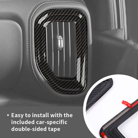 For 2019-2022 Chevy Silverado/GMC Sierra Dash Sides AC Air Vent Trim Cover
