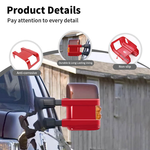 For 2008-2016 Ford F250/F350/F450/F550 Side Rearview Mirror Shell Trim Cover