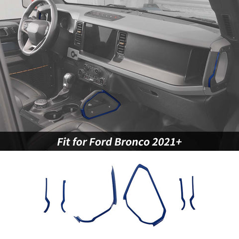 Center Console Handle Decor Strips Cover Trim Guard For 2021+ Ford Bronco｜CheroCar