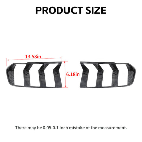 For 2024+ Ford Mustang Taillights Lamp Cover Guard Cover Trim