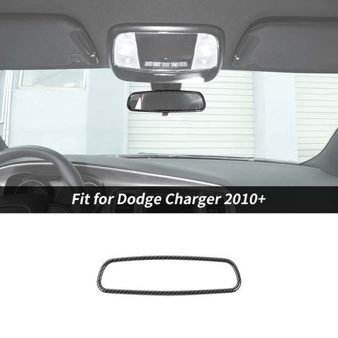 Interior Rearview Mirror Frame Trim Cover Bezels For Dodge Charger 2010+ Accessories | CheroCar