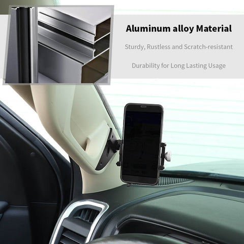 For 2018+ Dodge RAM A-pillar Phone Holder Mount Bracket