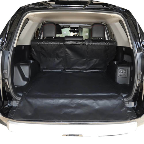 For 2010-2023 Toyota 4Runner Black Mat Car Trunk Back Seat Cover Tail Box Pet Trim