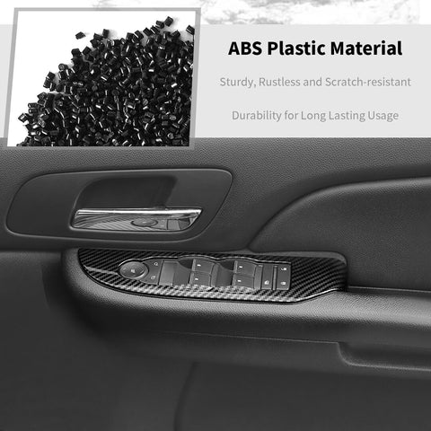 For 2010-2013 Chevy Suburban/Tahoe/Avalanche/GMC-YUKON/SIERRA Interior Car Window Lift Switch Panel Trim Cover