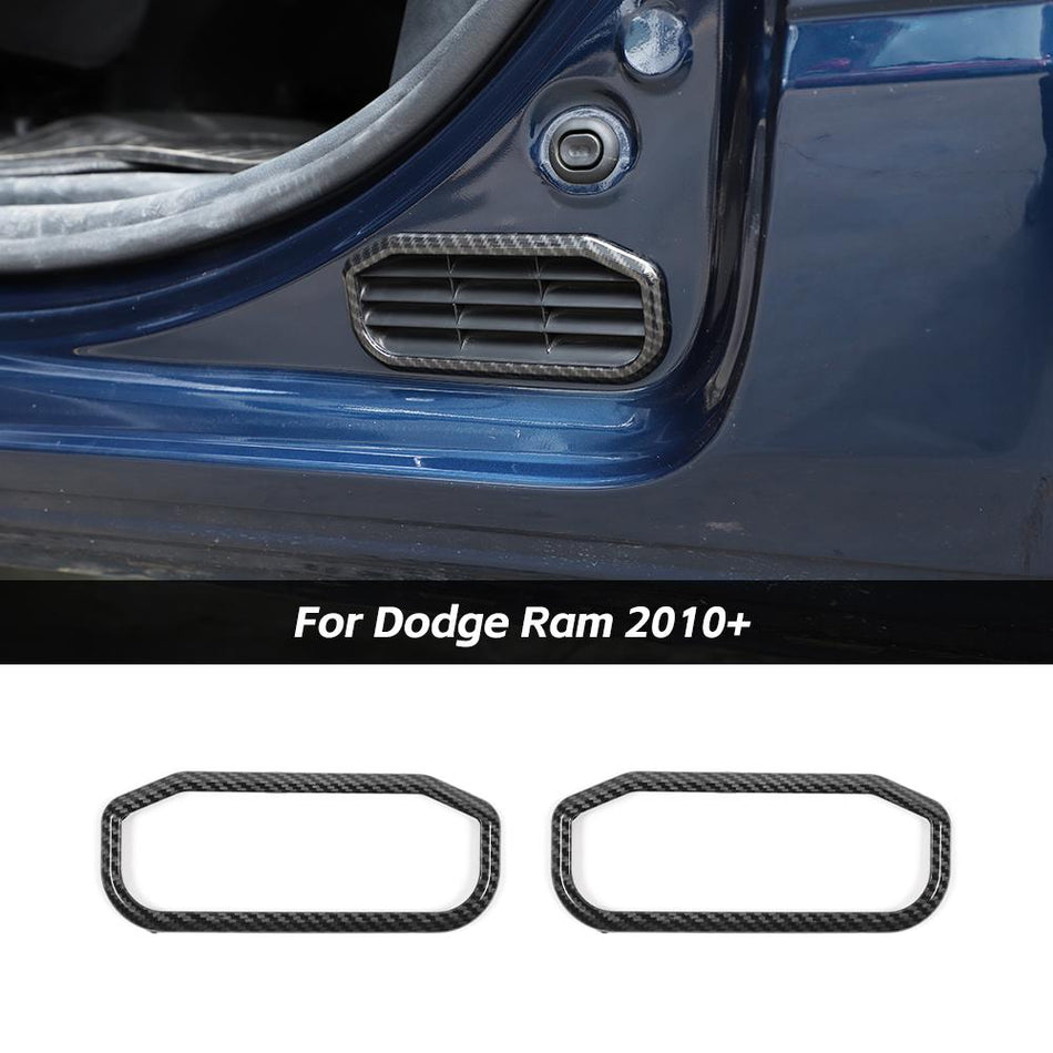 For 2010+ Dodge Ram Rear Door Air Exhaust Vent Trim Cover Frame