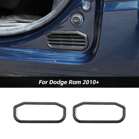 Rear Door Air Exhaust Vent Trim Cover Frame For Dodge Ram 2010+ Accessories | CheroCar