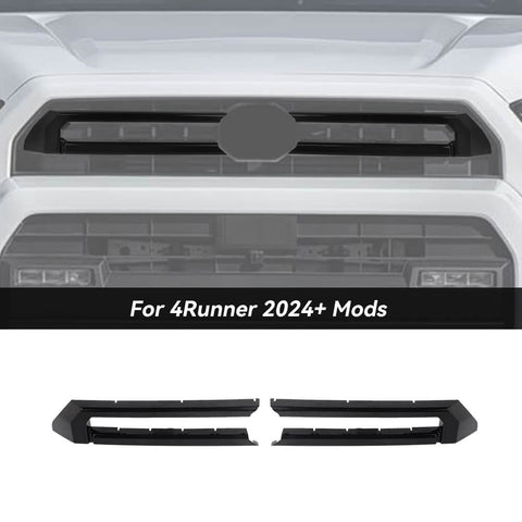 For 2024+ 4Runner Front Middle Grille Inserts Bezel Cover Trim