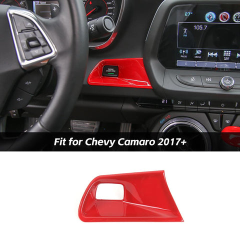 Interior Trim Full Set Available Separately Red For Chevy Camaro 2016+ Accessories | CheroCar