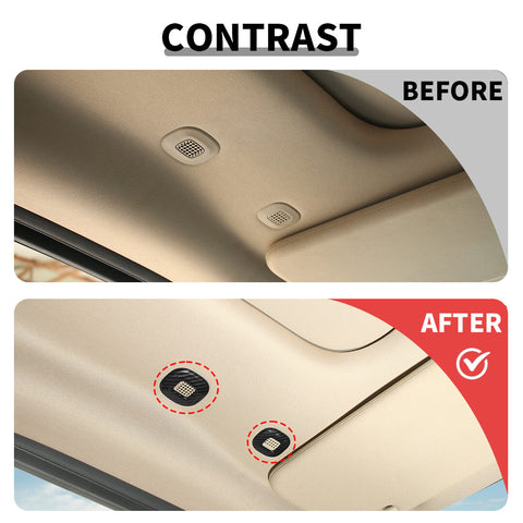 For 2018+ Dodge RAM Car Roof Horn Ring/Reading Light Trim Cover