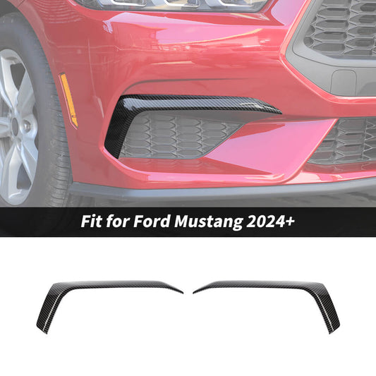 For 2024+ Ford Mustang Front Bumper Grille Cover Both Sides B Style