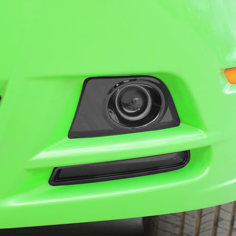 For Ford Mustang 2010-2014 Mustang Front Fog Iight Trim Black