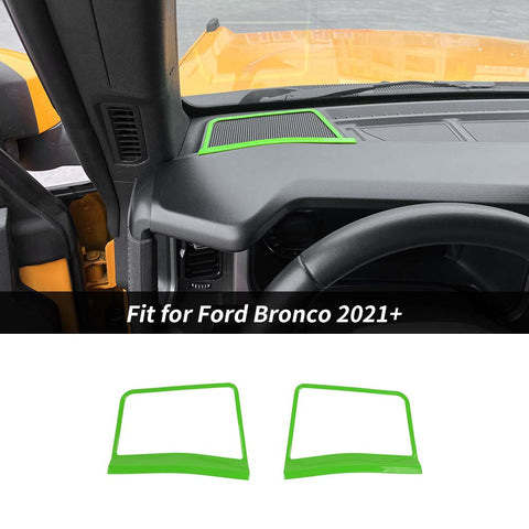 A pillar Horn Speaker Frame Cover Trim Bezels For Ford Bronco 2021+ Accessories | CheroCar