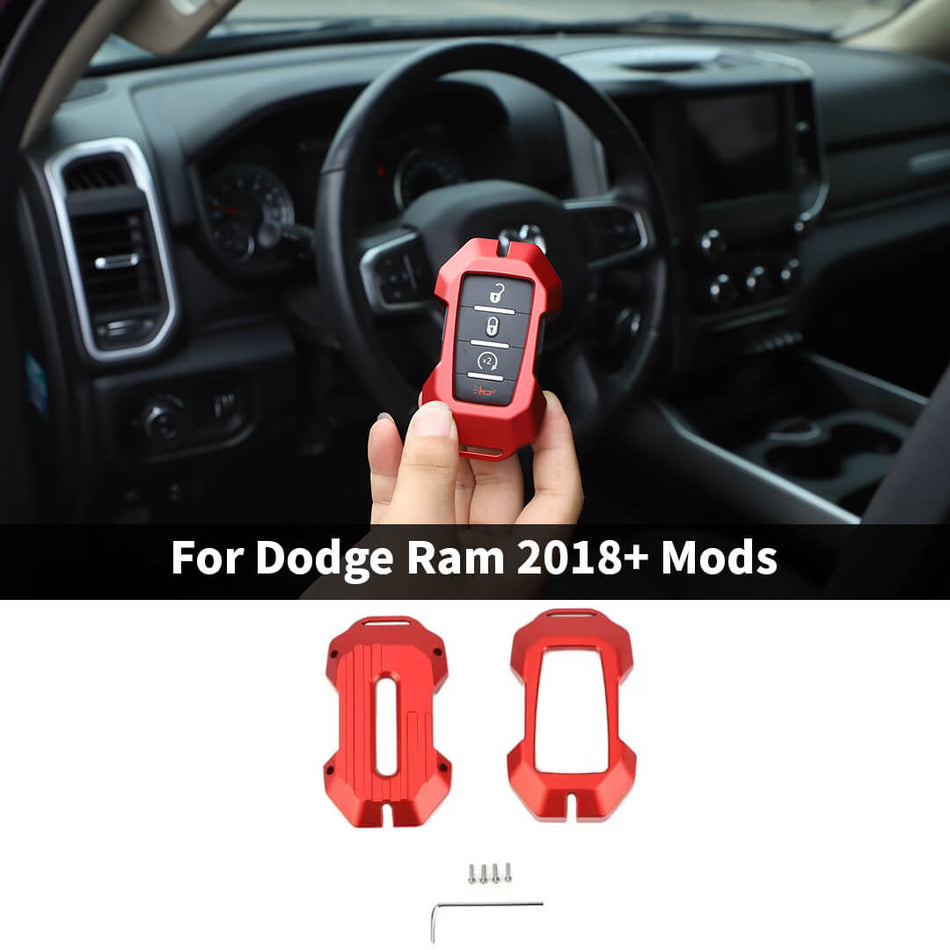 For 2018+ Dodge RAM Key Fob Cover Skin Case Protector Accessories
