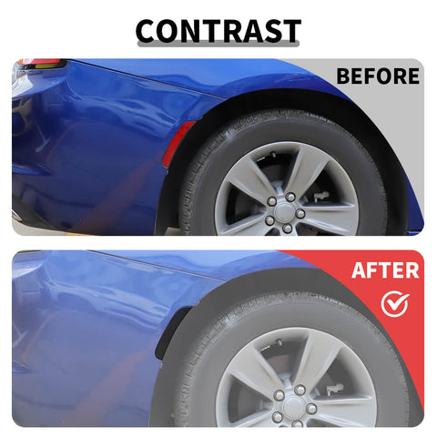 For 2015+ Dodge Charger Rear Tail Light/Wheel Eyebrow Lamp Bezel Cover Kit