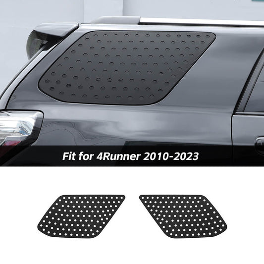 For 2010-2023 Toyota 4Runner Rear Triangular Window Glass Plate Trim Decor Cover Bezels