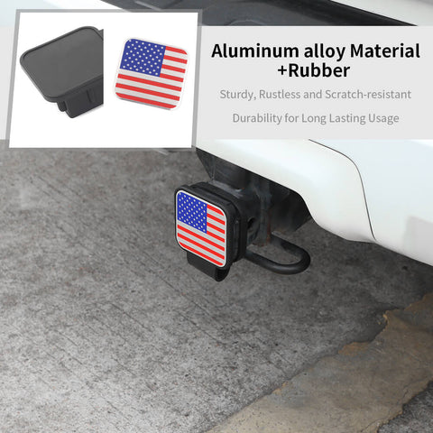 For Universal Car Trailer Hitch Cover Trailer Hook Dustproof Plug Square Mouth Protector