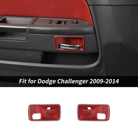 For 2009-2014 Dodge Challenger Inner Door Handle Bowl Decor Cover Trim