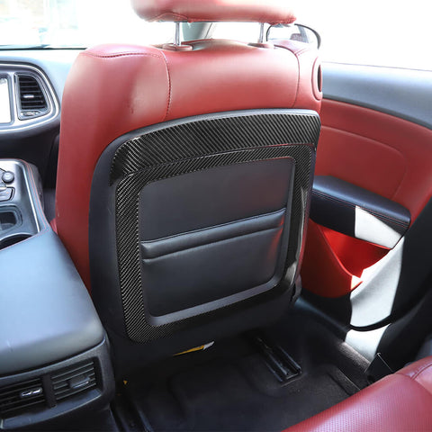 For 2015+ Dodge Challenger Seat Back Decorative Panel Trim Cover