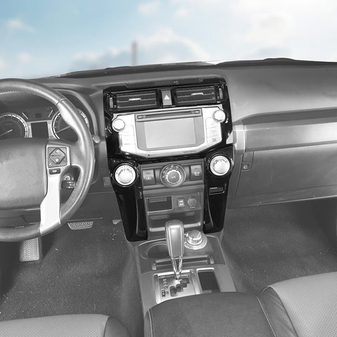 For 2010-2019 Toyota 4Runner Central Navigation Panel Air Conditioner Cover Trim