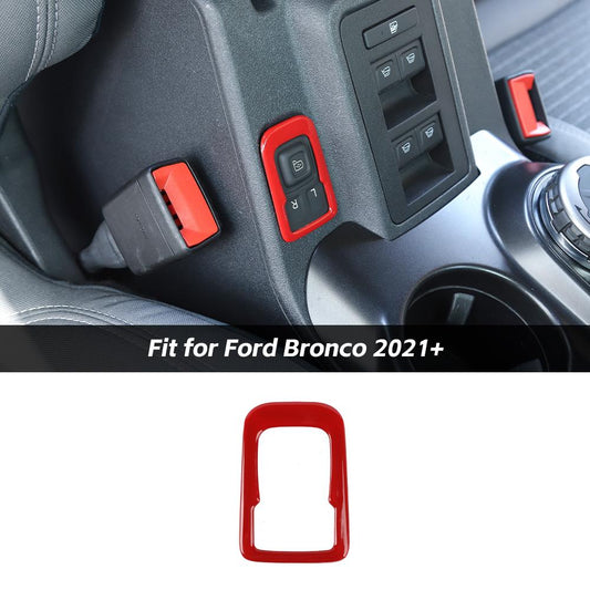 Rearview Mirror Button Adjust Decor Cover Trim For Ford Bronco 2021+ Accessories | CheroCar