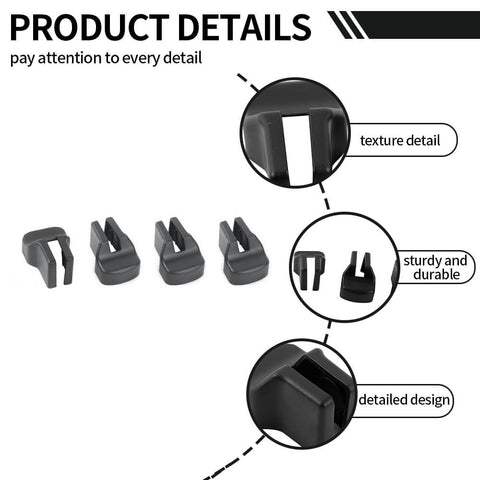For 2010-2023 Toyota 4Runner Door Lock Buckle Limiting Stopper Protector Covers