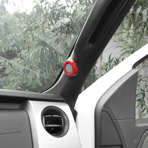 For 2009-2014 Ford F150 Raptor 40x Center Console And Car Door Trim Kit Red