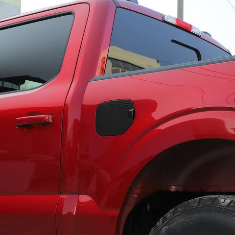 For 2021+ Ford F150 Exterior Fuel Filler Door Gas Tank Cap Cover Trim