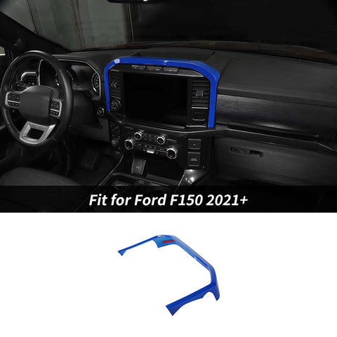 Central Control Navigation Cover Trim Frame For Ford F150 2021+ Accessories | CheroCar