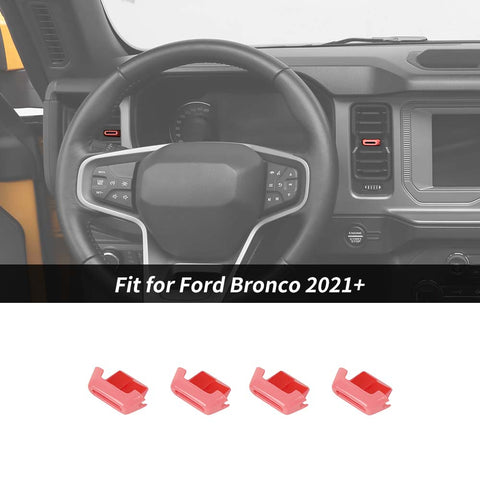 Center Dash Air Conditioner Outlet Vent Adjust Trim For 2021+ Ford Bronco｜CheroCar