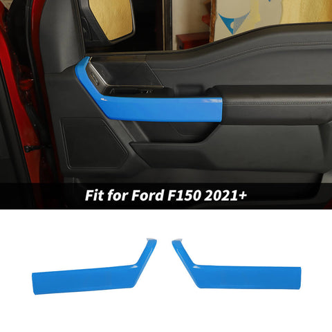 For 2021+ Ford F150 Inner Front Door Handle Panel Cover Trim Decor