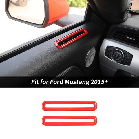 Car Door Air Vent Outlet Trim Sticker For Ford Mustang 2015+ Accessories | CheroCar