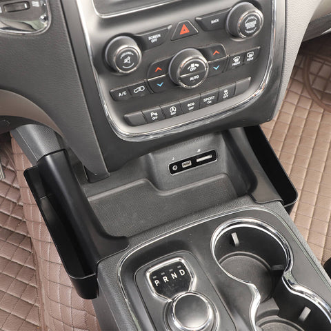 For 2014-2020 Dodge Durango Center Console Gear Shift Storage Box Organizer Tray